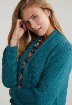 Sale River Woods Groene lange cardigan lange mouwen -