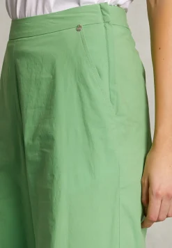 Clearance River Woods Groene lange wijde broek -