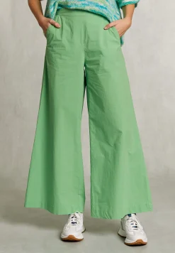 Clearance River Woods Groene lange wijde broek -