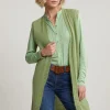 Outlet River Woods Groene mouwloze V-hals cardigan -