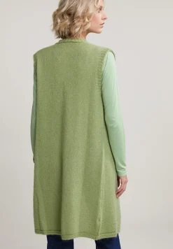 Outlet River Woods Groene mouwloze V-hals cardigan -