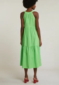 Clearance River Woods Groene mouwloze V-hals jurk -