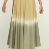 Outlet River Woods Groene tie & dye rok -