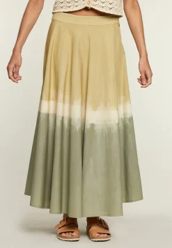 Outlet River Woods Groene tie & dye rok -