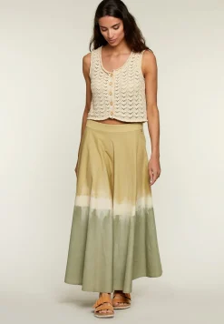 Outlet River Woods Groene tie & dye rok -