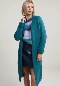 Sale River Woods Groene V-hals cardigan lange mouwen -