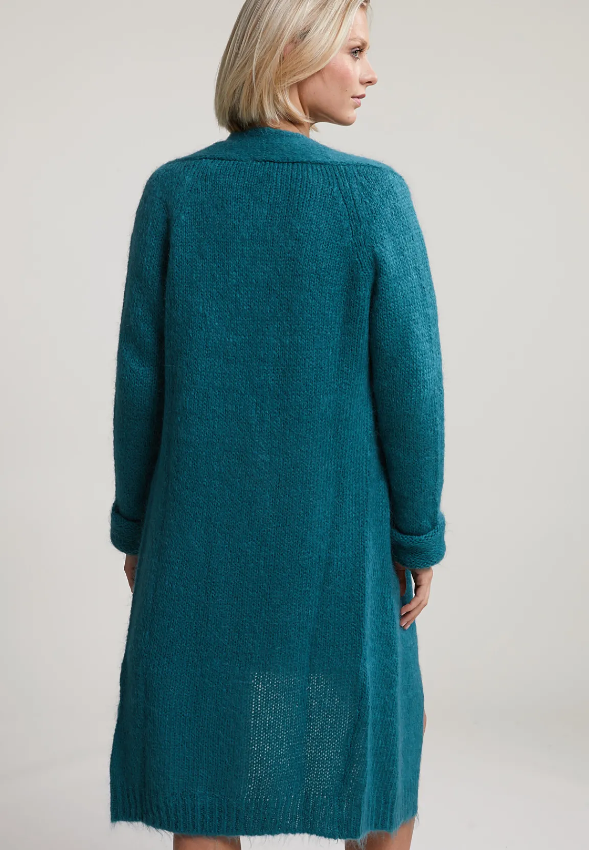 Sale River Woods Groene V-hals cardigan lange mouwen -