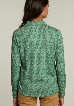 Online River Woods Groen/oranje fantasie T-shirt -