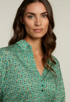 Online River Woods Groen/oranje fantasie T-shirt -
