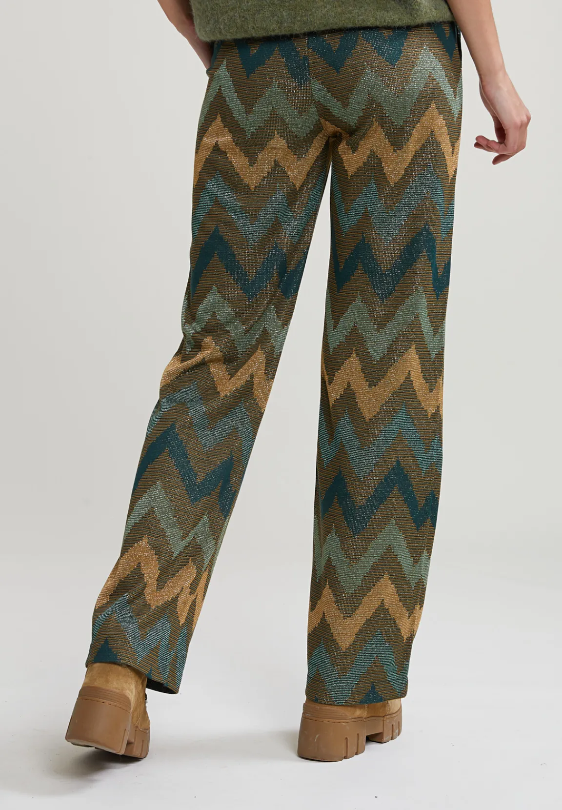 Sale River Woods Kaki/bruine lange fantasiebroek -