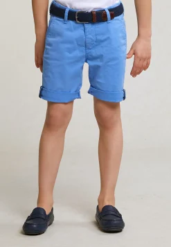 Discount River Woods Katoenen basic chino short stretch faience -