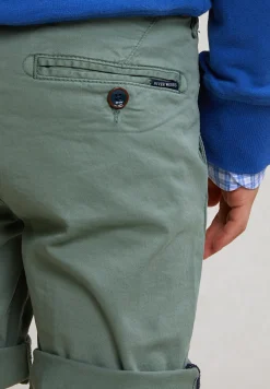 Outlet River Woods Katoenen basic chino short stretch equator -