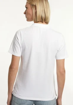 Hot River Woods Katoenen basic polo korte mouwen  wit -