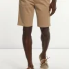 Sale River Woods Katoenen basic stretch chinoshort wheat -