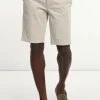 Discount River Woods Katoenen basic stretch chinoshort lt sand -