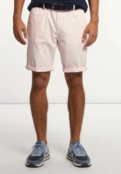 New River Woods Katoenen basic stretch chinoshort roze -
