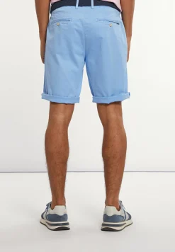 New River Woods Katoenen basic stretch chinoshort porcelaine -