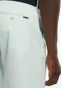Hot River Woods Katoenen basic stretch chinoshort mintgroen -