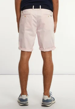 New River Woods Katoenen basic stretch chinoshort roze -