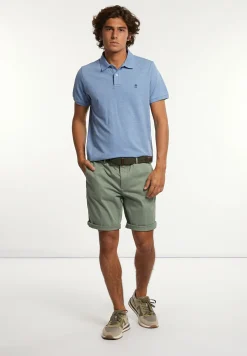 Clearance River Woods Katoenen basic stretch chinoshort moss -