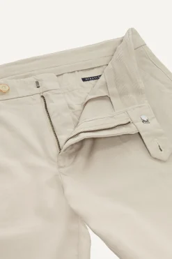 Discount River Woods Katoenen basic stretch chinoshort lt sand -