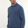 Online River Woods Katoenen basic trui ronde hals dk moonlight mix -