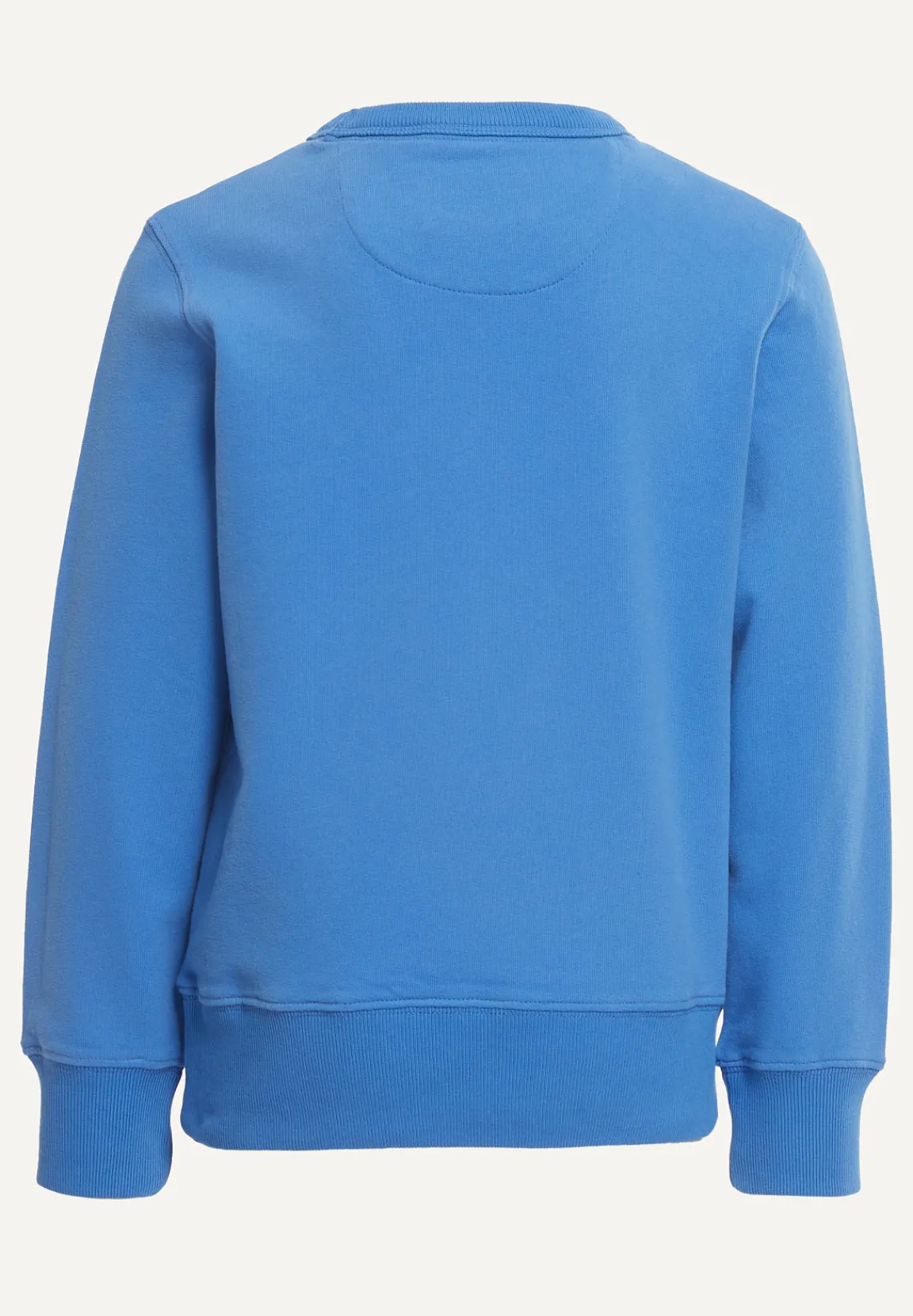 New River Woods Katoenen basic trui ronde hals soft azure -