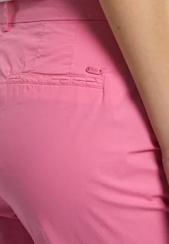 Hot River Woods Katoenen chinobroek roze -