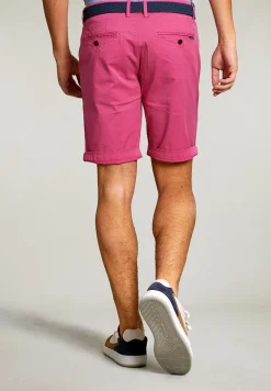 Hot River Woods Katoenen chinoshort amaranth -