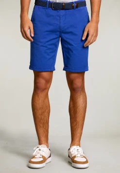 Sale River Woods Katoenen chinoshort deep blue -