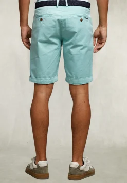 Best River Woods Katoenen chinoshort pistache -