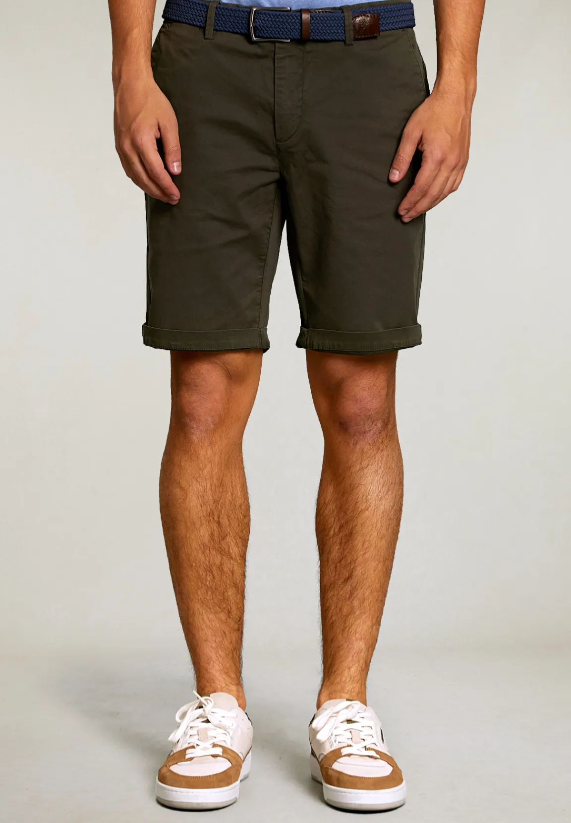 Fashion River Woods Katoenen chinoshort ranger -