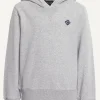 New River Woods Katoenen fancy kaptrui pearl grey mix -