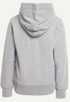 New River Woods Katoenen fancy kaptrui pearl grey mix -