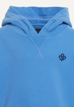 Outlet River Woods Katoenen fancy kaptrui soft azure -
