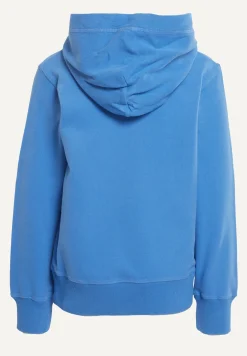 Outlet River Woods Katoenen fancy kaptrui soft azure -