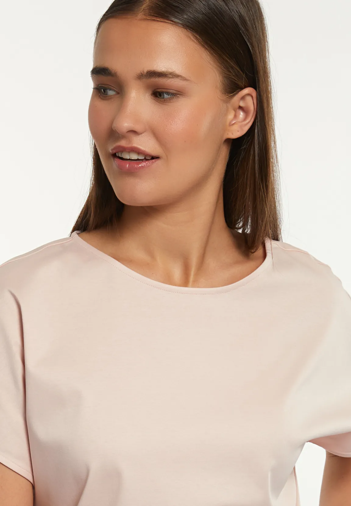 Sale River Woods Katoenen fancy T-shirt ronde hals roze -