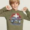 Online River Woods Katoenen fantasie T-shirt cottage mix -