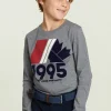 Fashion River Woods Katoenen fantasie T-shirt oxford mix -
