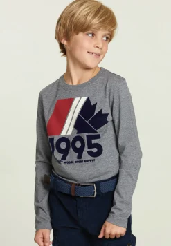 Fashion River Woods Katoenen fantasie T-shirt oxford mix -