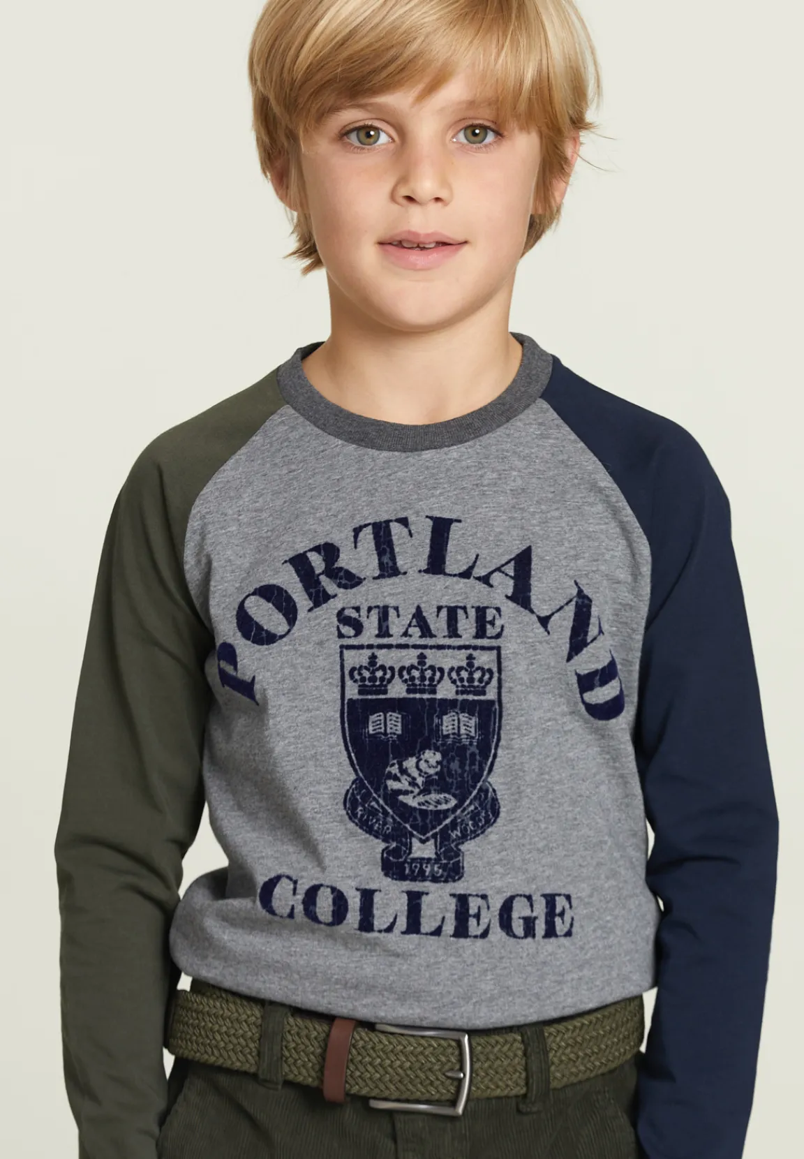 Hot River Woods Katoenen fantasie T-shirt oxford mix -