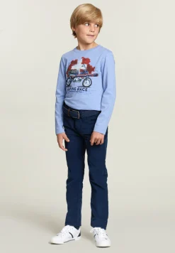 Best River Woods Katoenen fantasie T-shirt jeans mix -