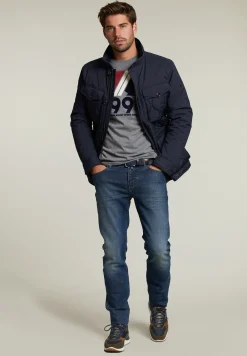 Outlet River Woods Katoenen fantasie T-shirt oxford mix -