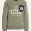 Sale River Woods Katoenen fantasietrui ronde hals jade mix -
