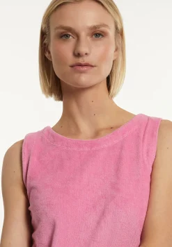Sale River Woods Katoenen mouwloze éponge top roze -