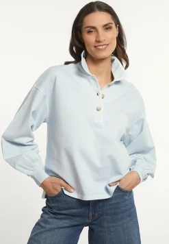Fashion River Woods Katoenen polotrui blauw -