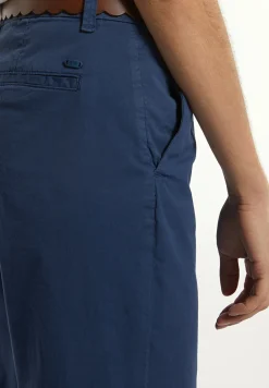 Outlet River Woods Katoenen rechte stretch broek blauw -