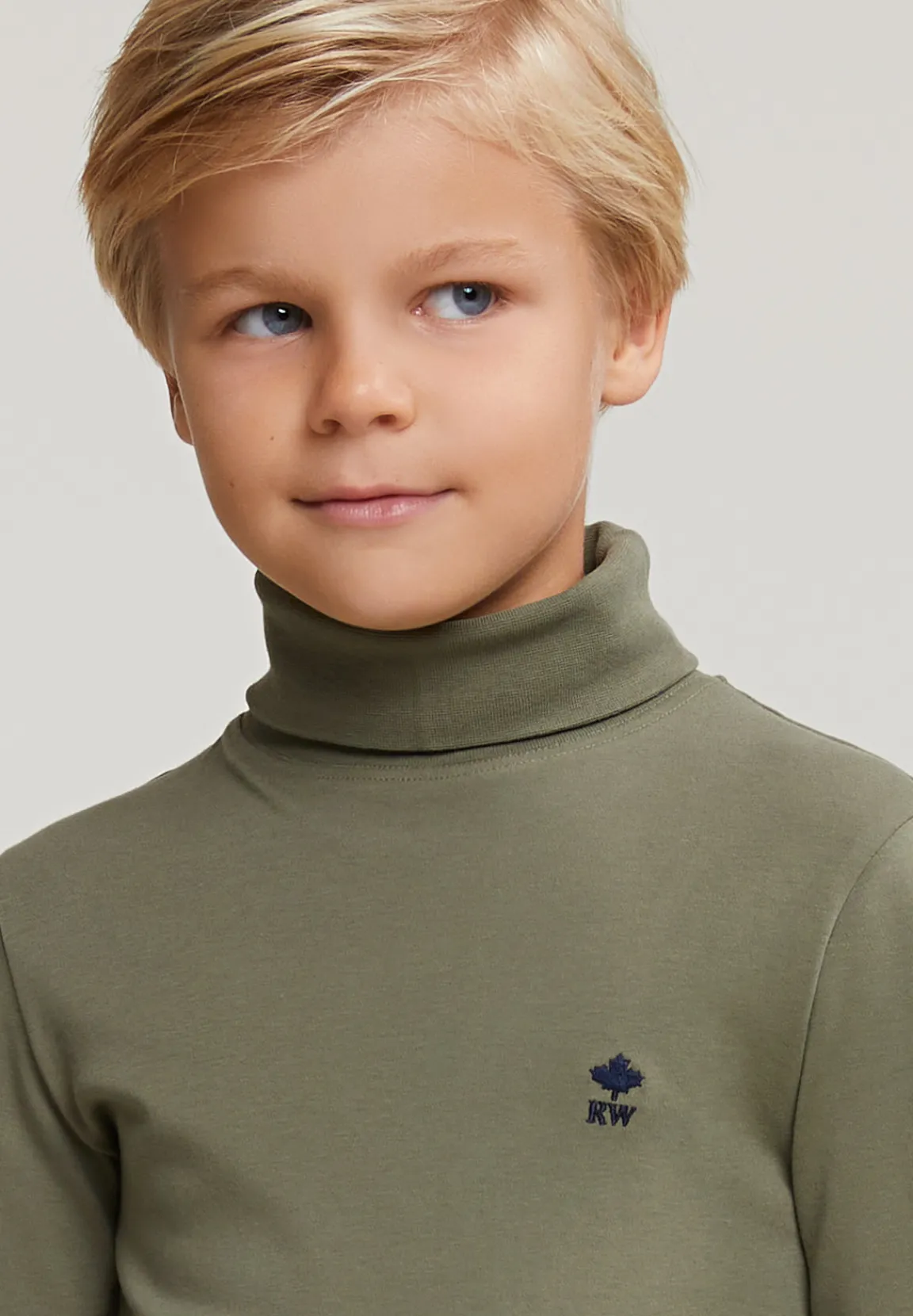 Online River Woods Katoenen rolkraag T-shirt lange mouwen fynboss -
