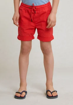 Online River Woods Katoenen short trekkoord pomegranate -