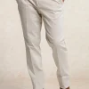 New River Woods Katoenen stretch broek sand -